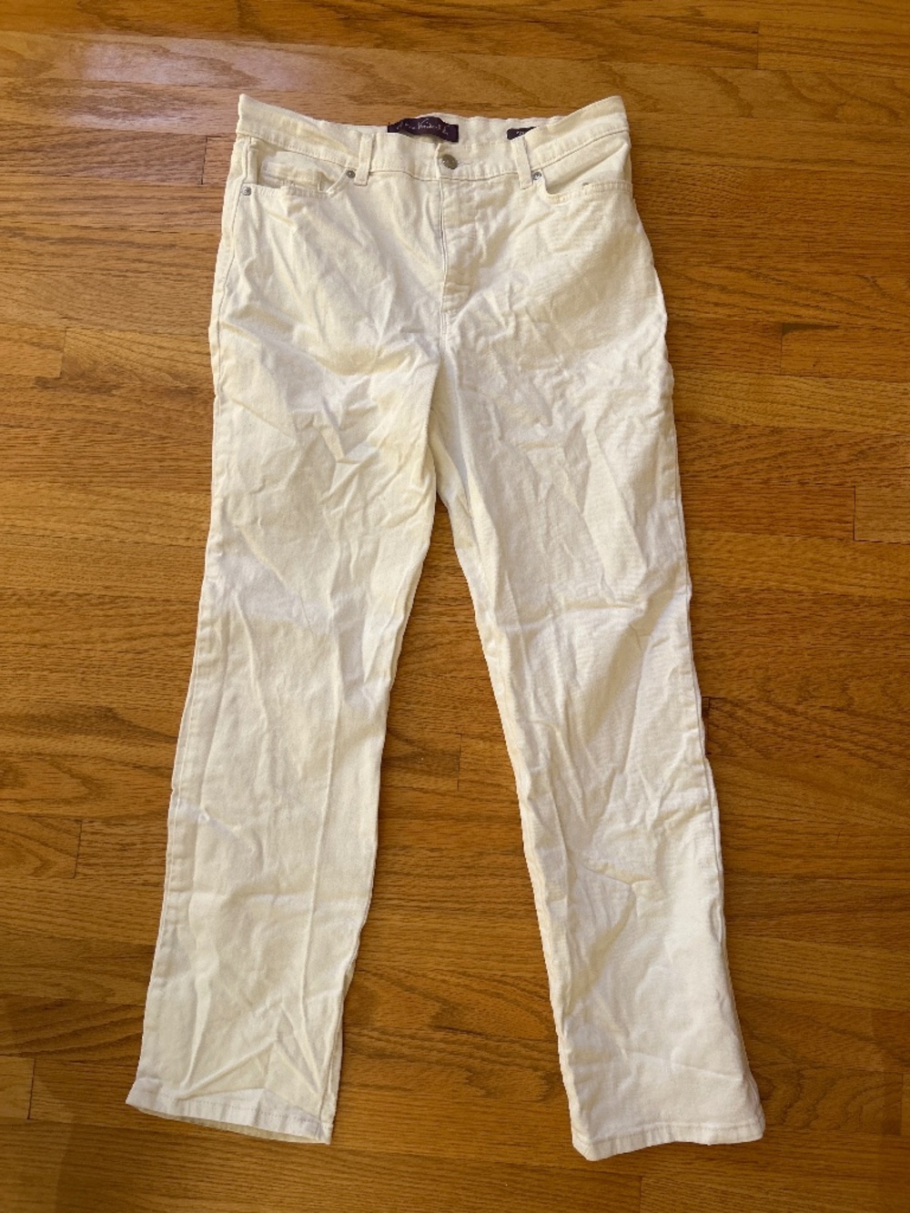 Gloria Vanderbilt Amanda Jeans White size 14
